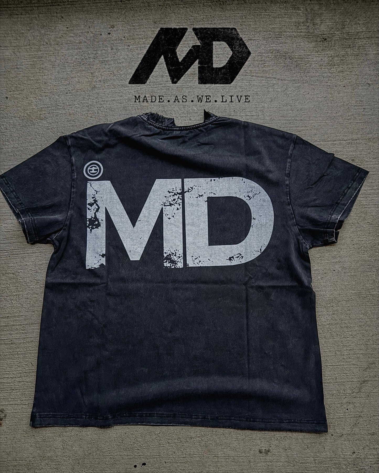 Black “Rugged” Tee
