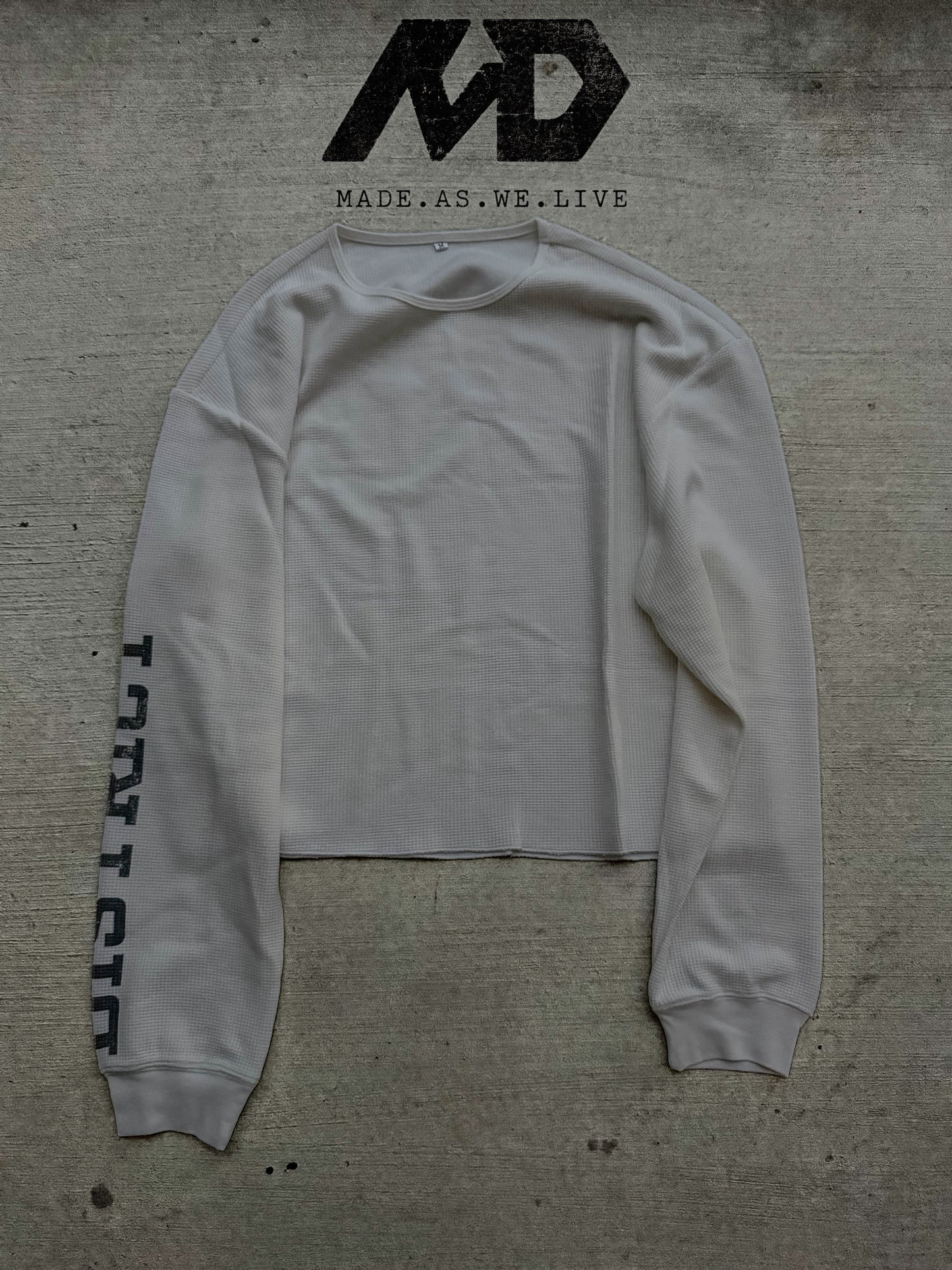 White “District” Long Sleeve