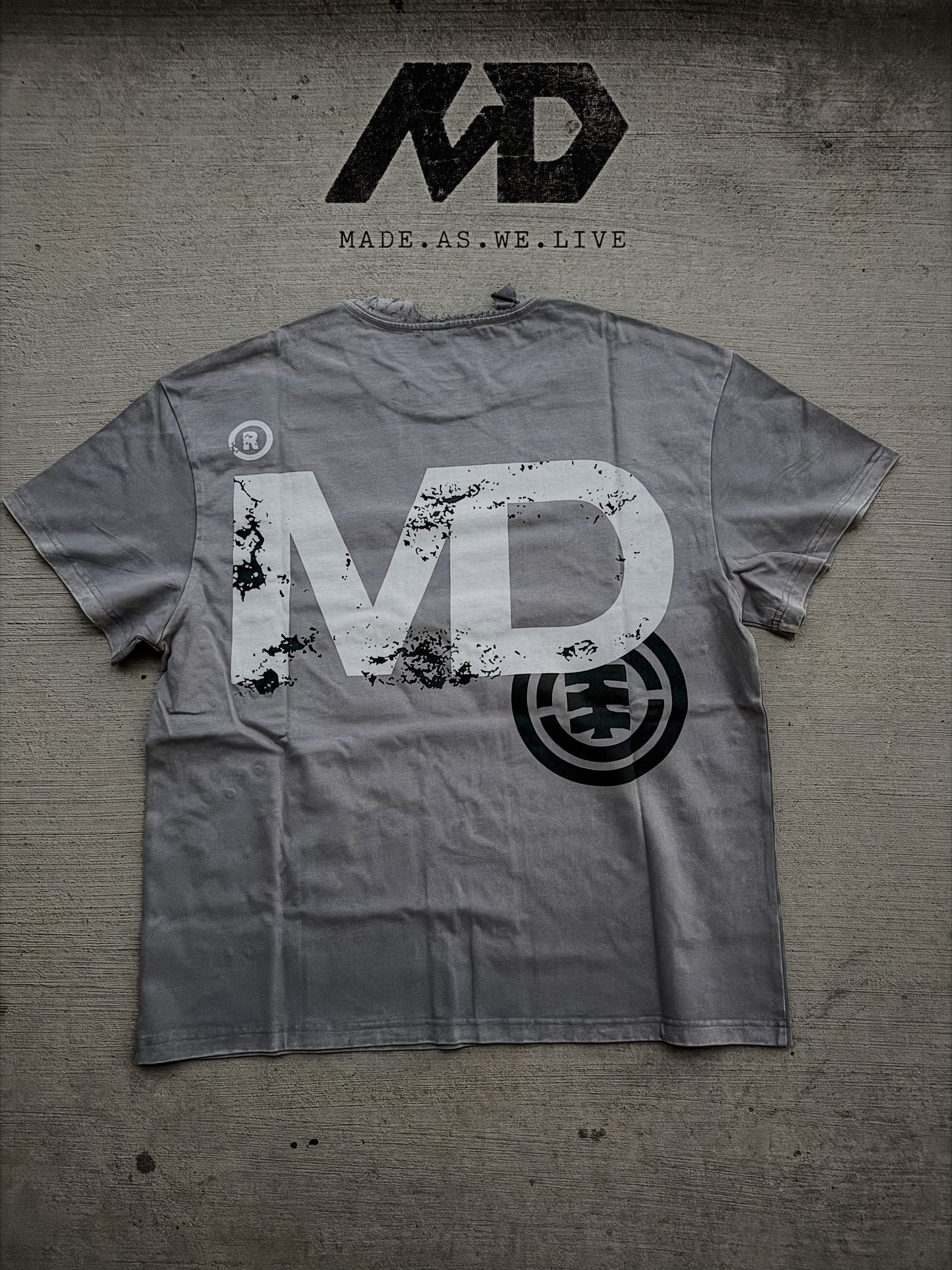 Gray “Rugged” Tee